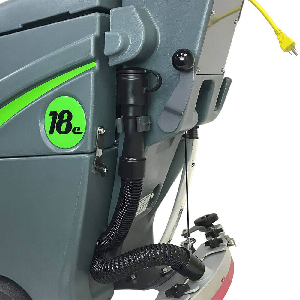 Electric Floor Scrubber Walk Behind Automatic 18" Cleaning Path